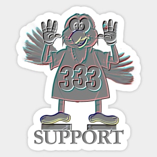 Angel Number 333: SUPPORT Sticker